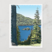 Meer van Tahoe Briefkaart (Voorkant)