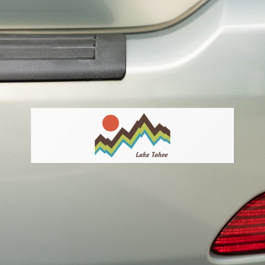 Meer van Tahoe Bumpersticker (Op auto)