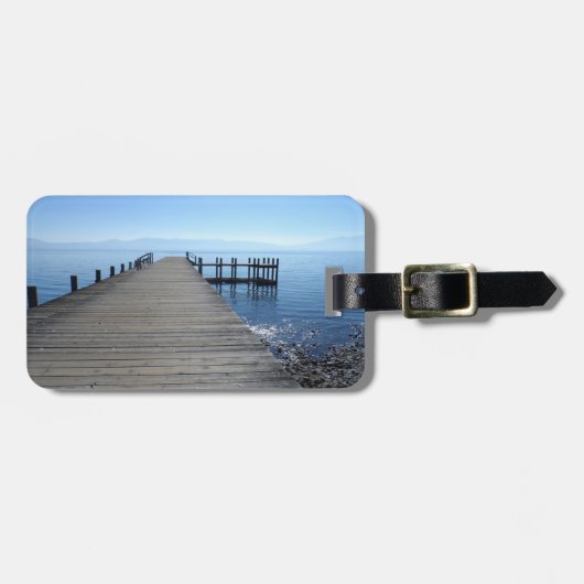 Meer van Tahoe, CA Bagagelabel (Voorkant horizontaal)