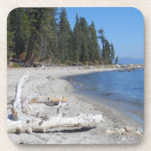 Meer van Tahoe, CA Bier Onderzetter (Voorkant)