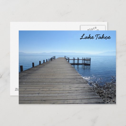 Meer van Tahoe, CA Briefkaart (Voorkant / Achterkant)