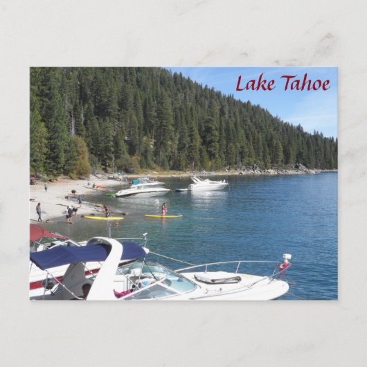 Meer van Tahoe, CA Briefkaart (Voorkant)