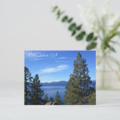 Meer van Tahoe, CA-Briefkaart Briefkaart (Staand voorkant)