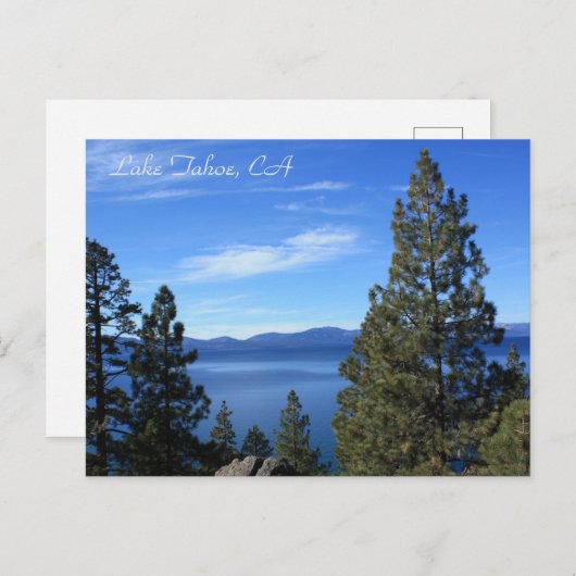 Meer van Tahoe, CA-Briefkaart Briefkaart (Voorkant / Achterkant)