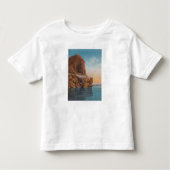 Meer van Tahoe, CA - Cave Rock van het Uitzicht Kinder Shirts (Voorkant)