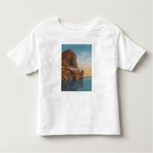 Meer van Tahoe, CA - Cave Rock van het Uitzicht Kinder Shirts