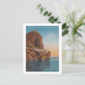 Meer van Tahoe, CA - Cave Rock van het Uitzicht va Briefkaart (Staand voorkant)