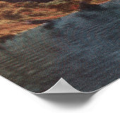 Meer van Tahoe, CA - Cave Rock van het Uitzicht va Poster (Hoek)