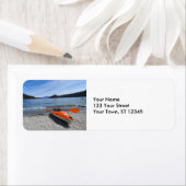 Meer van Tahoe, CA Etiket (Insitu)