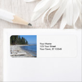 Meer van Tahoe, CA Etiket (Insitu)