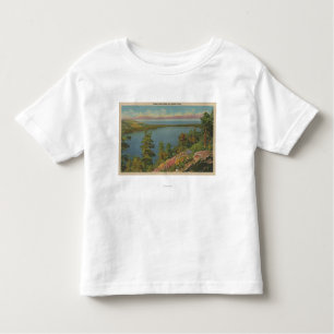 Meer van Tahoe, CA - Fallen Leaf Lake en Lake Taho Kinder Shirts