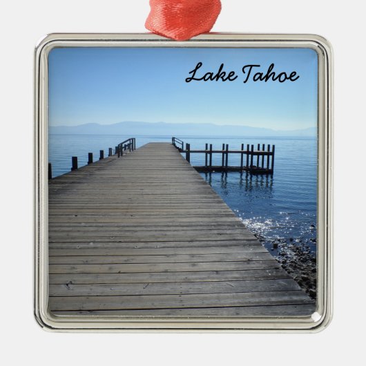 Meer van Tahoe, CA Metalen Ornament (Voorkant)
