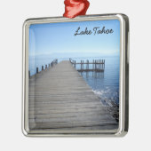 Meer van Tahoe, CA Metalen Ornament (Links)