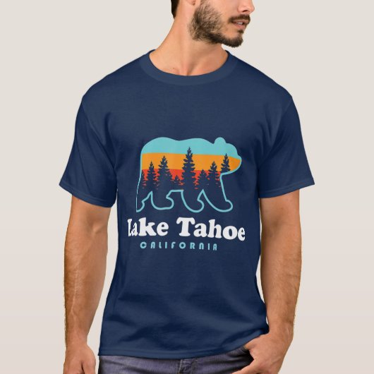 Meer van Tahoe California Beer Lake Tahoe T-shirt (Voorkant)