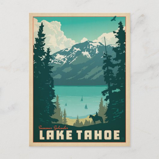 Meer van Tahoe | Californië en Nevada Briefkaart (Voorkant)