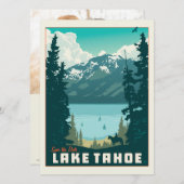 Meer van Tahoe | Datum opslaan - Foto Save The Date (Voorkant / Achterkant)