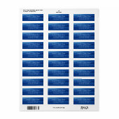 Meer van Tahoe diepblauw water foto Etiket (Full Sheet)