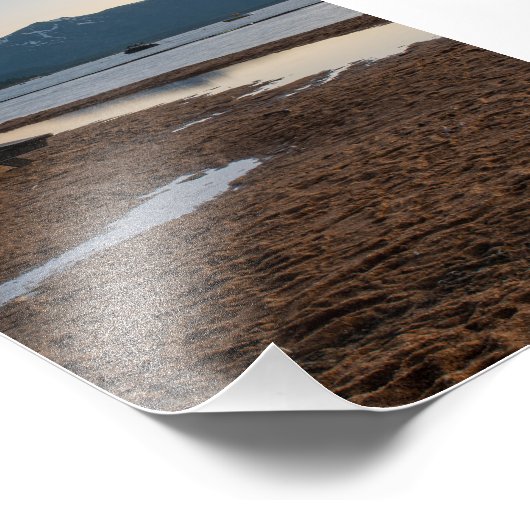 Meer van Tahoe Foto Afdruk (Hoek)