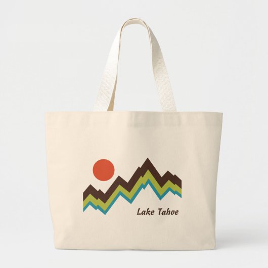 Meer van Tahoe Grote Tote Bag (Voorkant)