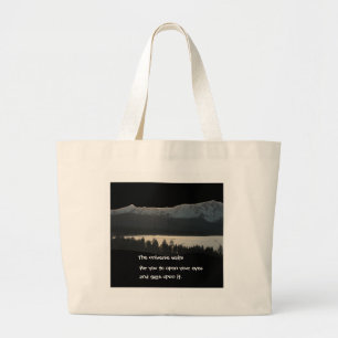 Meer van Tahoe Haiku 2012 Grote Tote Bag