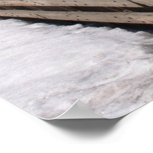 Meer van Tahoe in Snow Poster (Hoek)