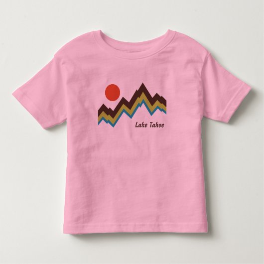 Meer van Tahoe Kinder Shirts (Voorkant)