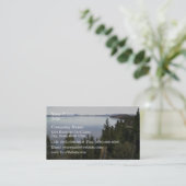 Meer van Tahoe met pijnbomen Visitekaartje (Staand voorkant)