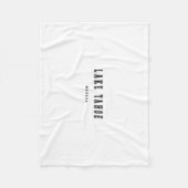 Meer van Tahoe Nevada Fleece Deken (Voorkant)