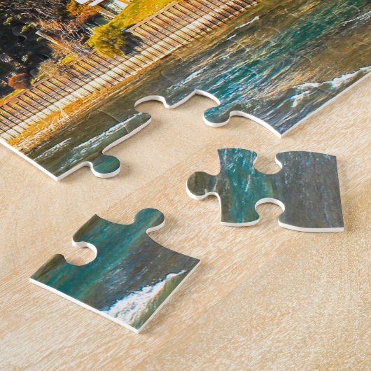 Meer van Tahoe Nevada. Legpuzzel (Zijkant)