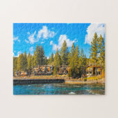 Meer van Tahoe Nevada. Legpuzzel (Horizontaal)