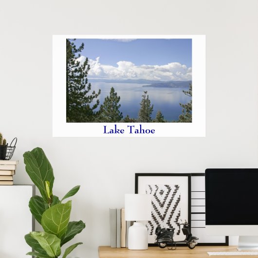 Meer van Tahoe Poster (Thuiskantoor)