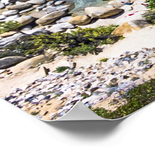 Meer van Tahoe Poster (Hoek)