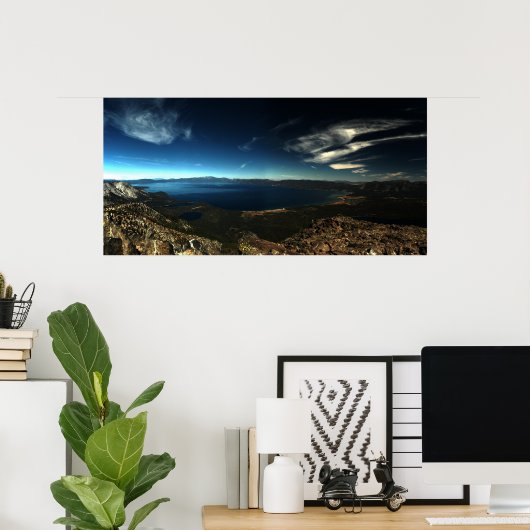 Meer van Tahoe Poster (Thuiskantoor)