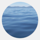 Meer van Tahoe Ronde Sticker (Voorkant)