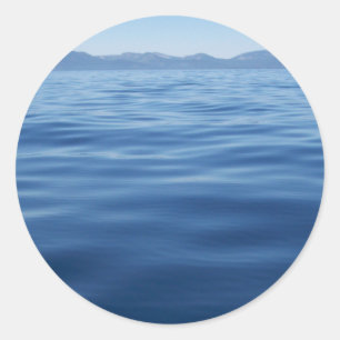 Meer van Tahoe Ronde Sticker