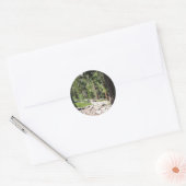 Meer van Tahoe Ronde Sticker (Envelop)