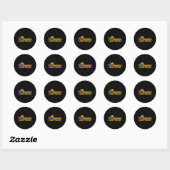 Meer van Tahoe Ronde Sticker (Vel)