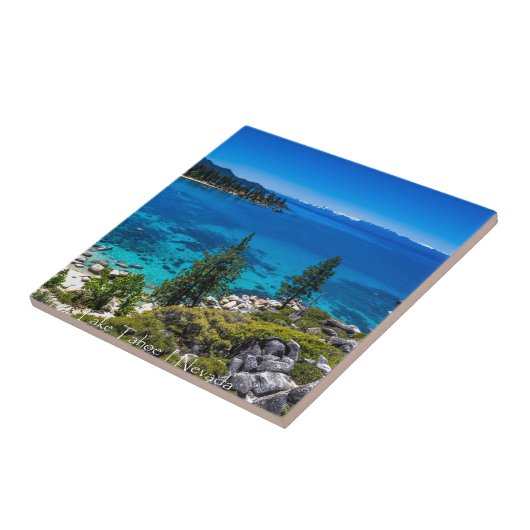 Meer van Tahoe Tegeltje (Zijkant)