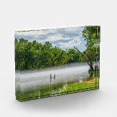 Meer van Taneycomo Summer Fog Fotoblokken (Links)