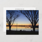 Meer van Teganuma: Chiba, Japan Briefkaart (Voorkant / Achterkant)