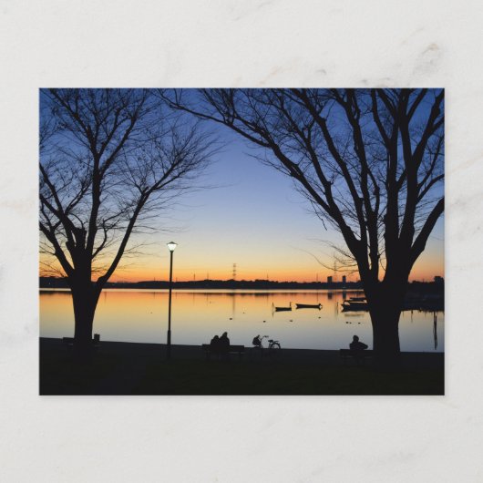 Meer van Teganuma: Chiba, Japan Briefkaart (Voorkant)