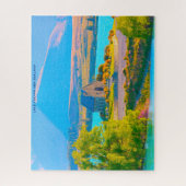 Meer van Tekapo Nieuw-Zeeland Legpuzzel (Verticaal)