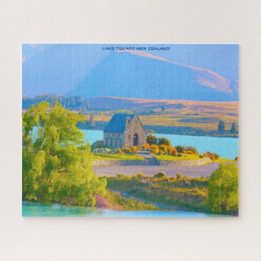 Meer van Tekapo Nieuw-Zeeland Legpuzzel (Horizontaal)