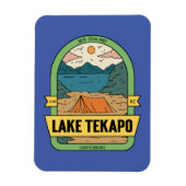 Meer van Tekapo Nieuw-Zeeland Magneet (Verticaal)