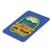 Meer van Tekapo Nieuw-Zeeland Magneet (Linkerzijde)