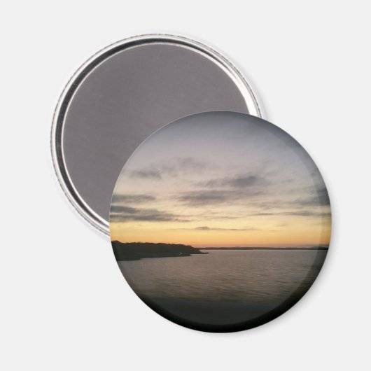 Meer van Texoma Sunset Magneet (Voorkant / Achterkant)