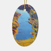 Meer van Thun Zwitserland Reis Keramisch Ornament (Links)