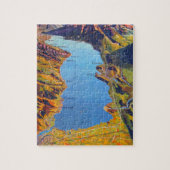  Meer van Thun Zwitserland Reis Legpuzzel (Verticaal)