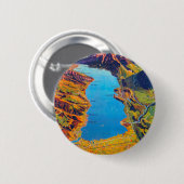 Meer van Thun Zwitserland Reis Ronde Button 5,7 Cm (Voorkant /achterkant)