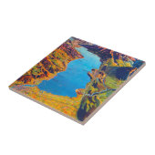  Meer van Thun Zwitserland Reis Tegeltje (Zijkant)